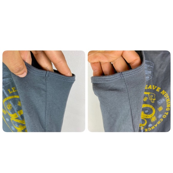 The Lift Box gray snake Leave Nothing to Chance gray muscle racer back T shirt - Picture 5 of 6